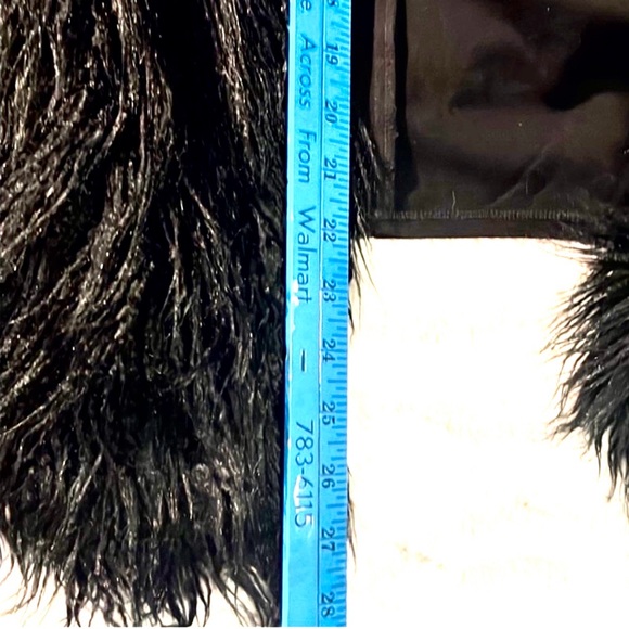 CAbi Women's Infinite Open front Sweater Vest with Faux fur Small - Picture 10 of 11